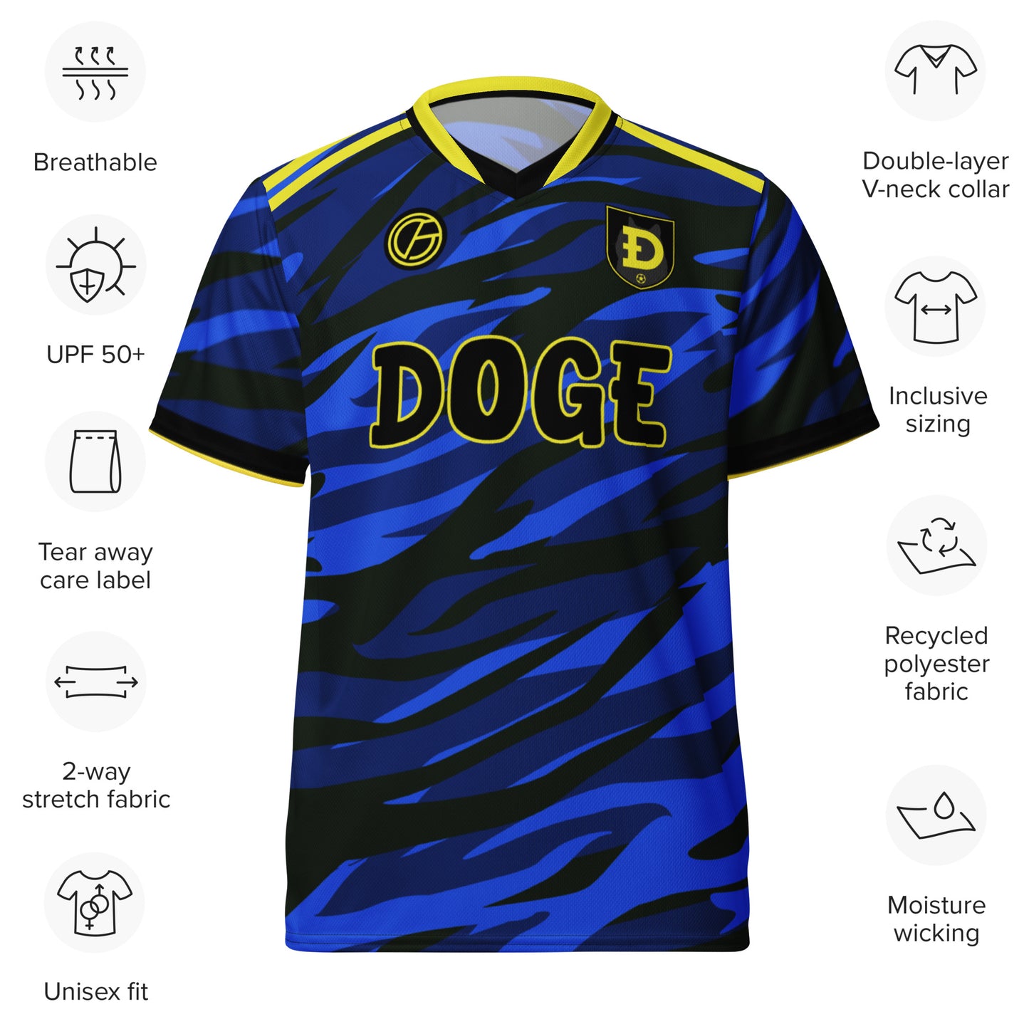 Dogecoin United FC 23/24 Blue Jersey