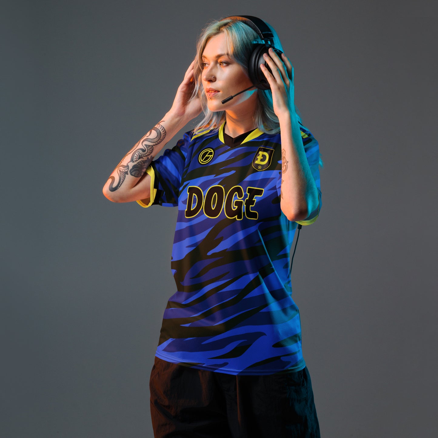 Dogecoin United FC 23/24 Blue Jersey