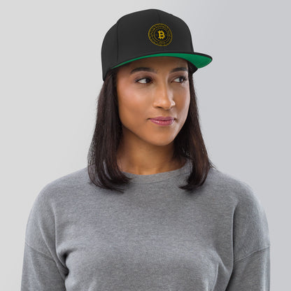 Bitcoin Snapback Hat