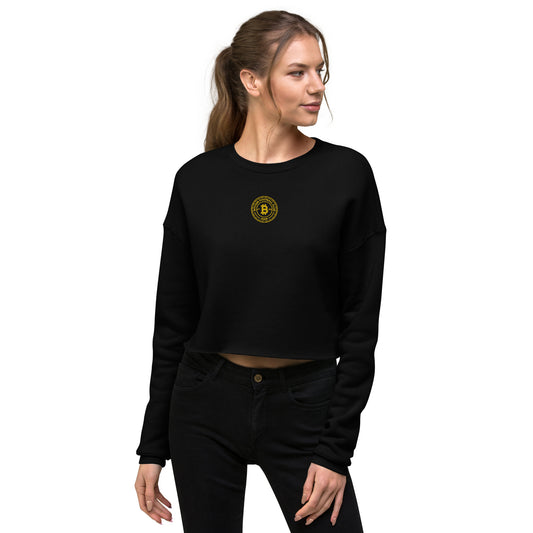 Bitcoin Crop Sweatshirt